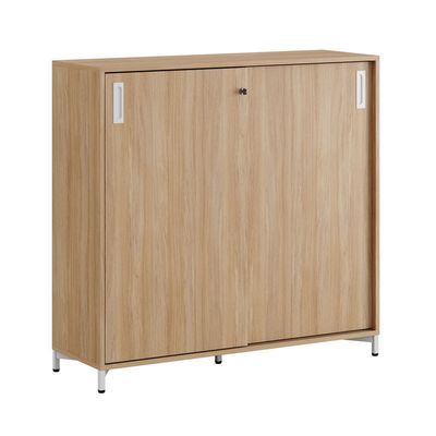 Skjutdörrskåp 120x40x107,5cm - Urban oak stomme och dörrar