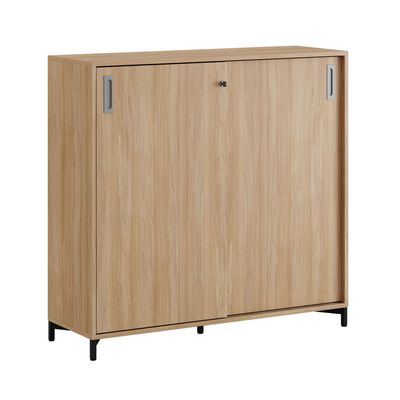 Skjutdörrskåp 120x40x107,5cm - Urban oak stomme och dörrar