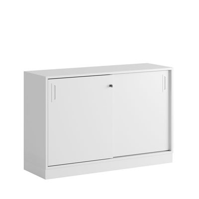 Skjutdörrskåp 120x40x72cm - vit