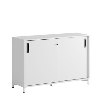 Skjutdörrskåp 120x40x72cm - vit