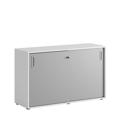 Skjutdörrskåp 120x40x72cm - grå