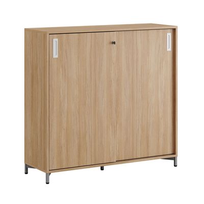 Skjutdörrskåp 120x40x107,5cm - Urban oak stomme och dörrar