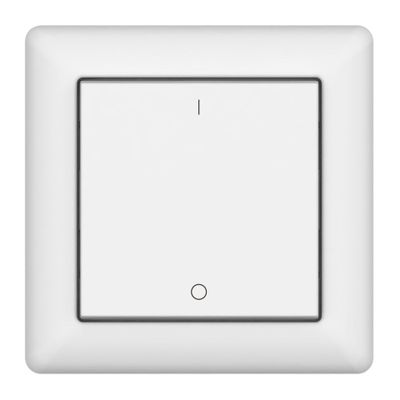 Fjärrströmbrytare, singelknapp med dubbelfunktion - Zigbee