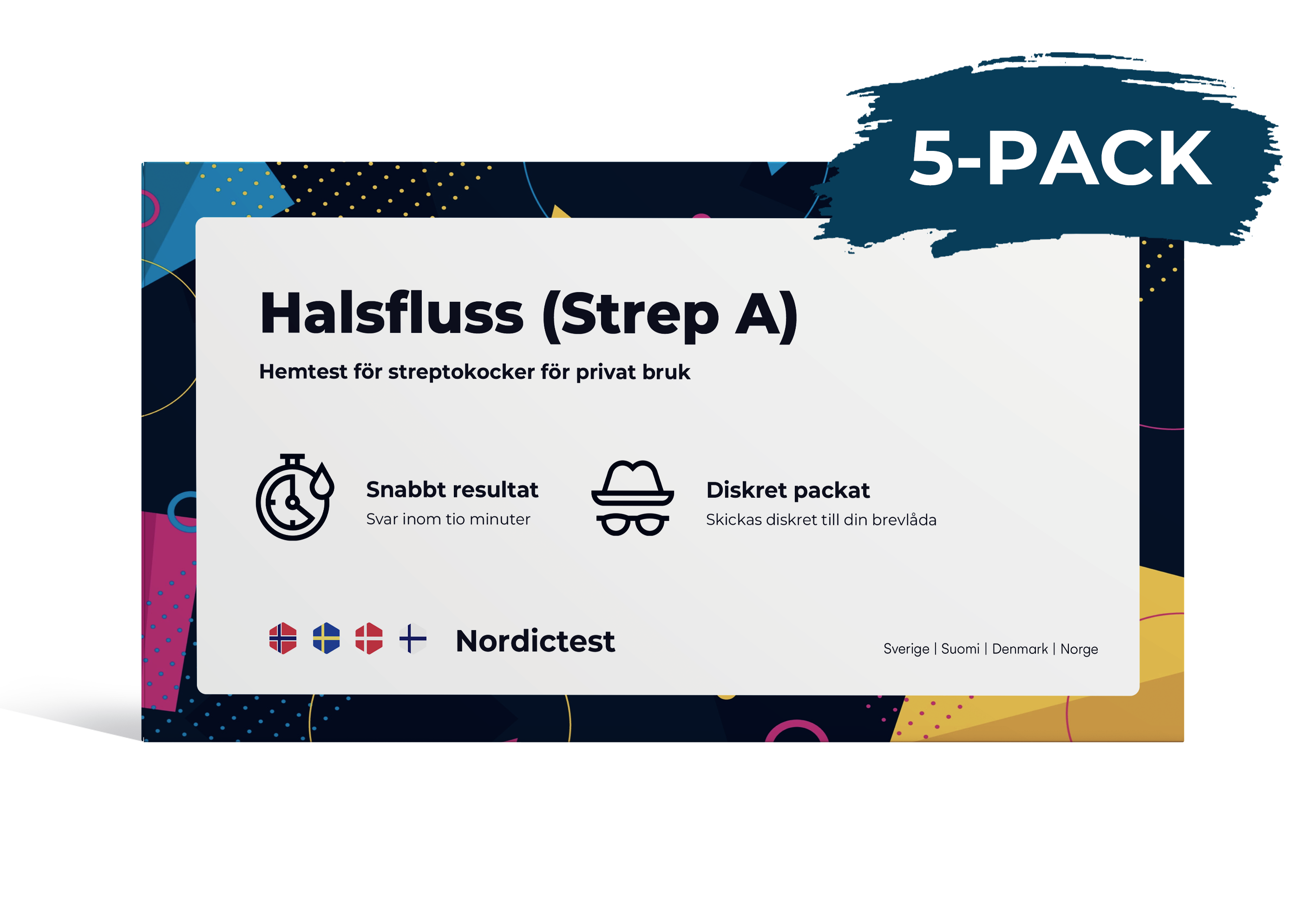 Kotitesti kurkkutulehdusten varalta 5 kpl
