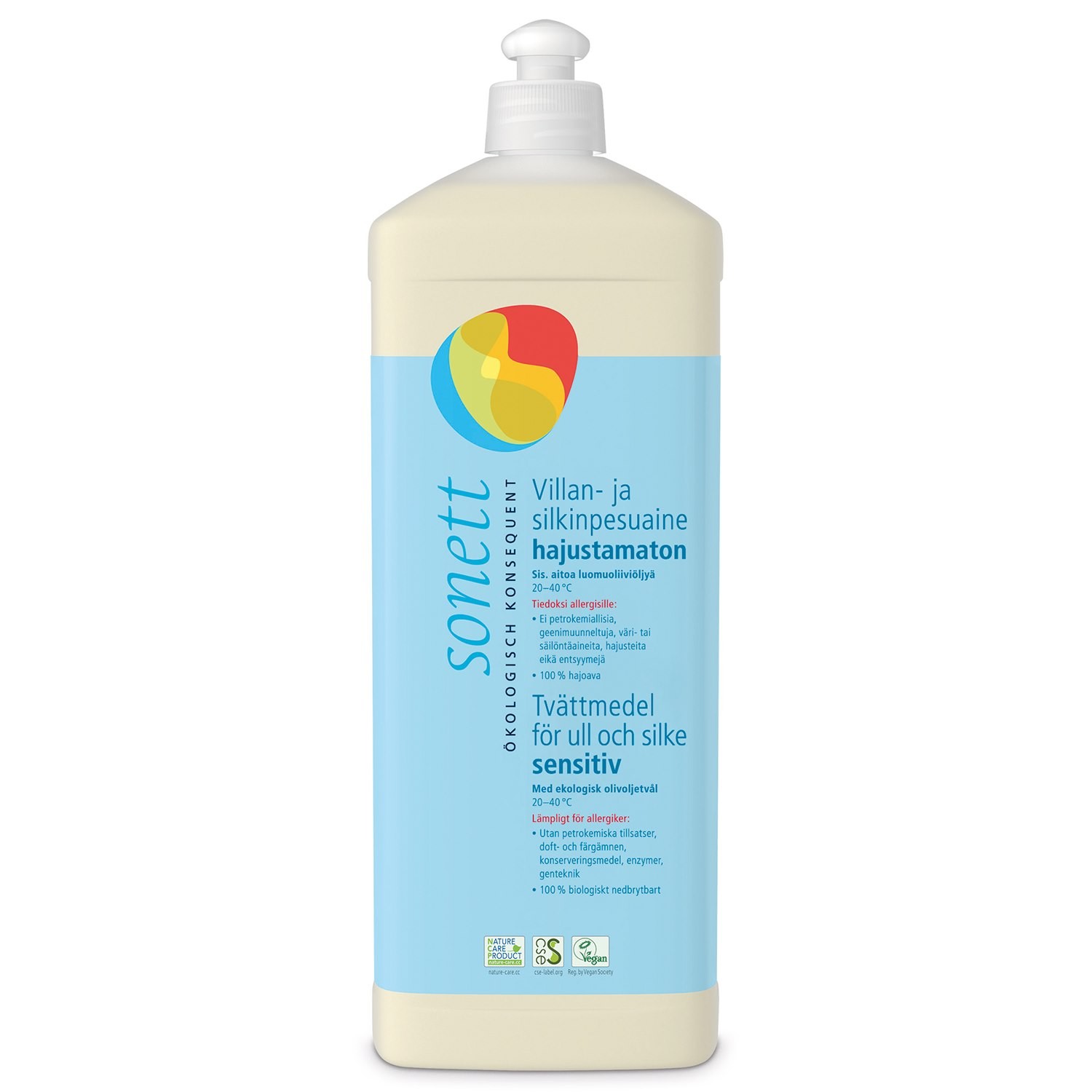 Ull/Silke Tvättmedel Oparfymerad, 1 Liter