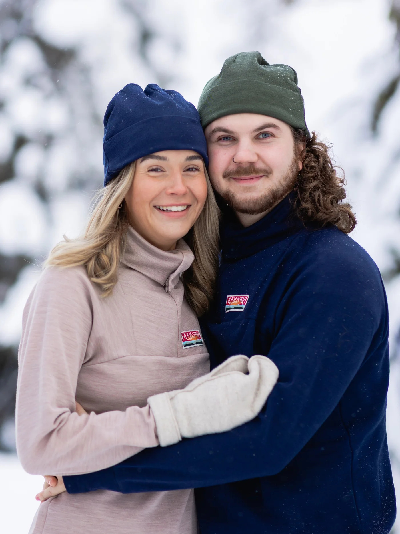 Outdoor-Tröja Ull Unisex, Marinblå