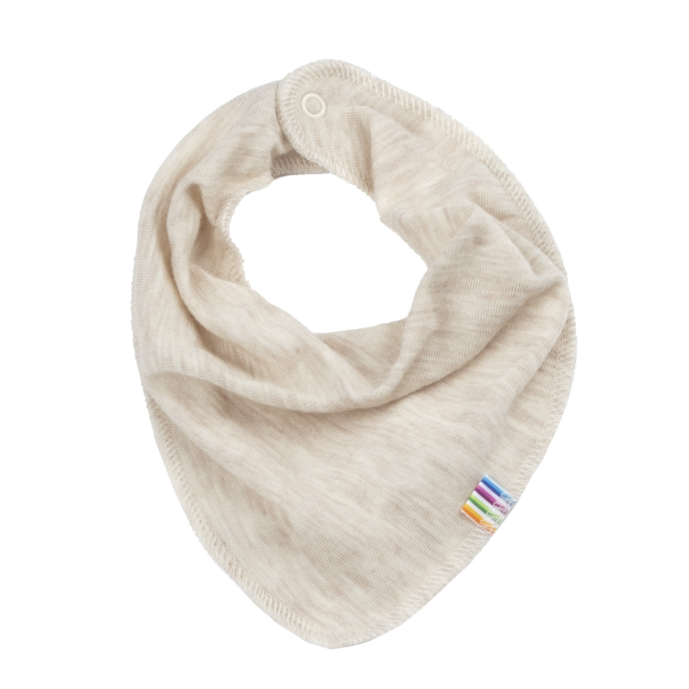 Bib/ Scarf ull, Creme