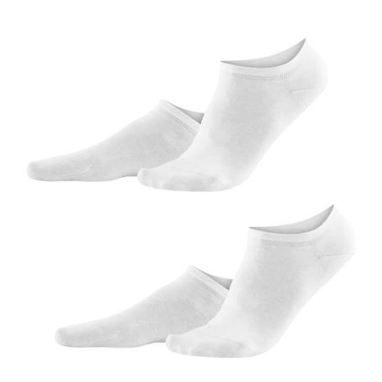 Ankelstrumpor Bomull Dam 2-Pack, Vit