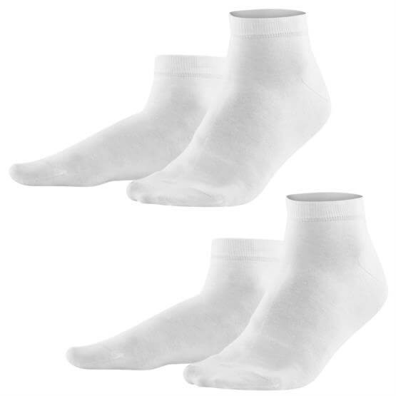 Ankelstrumpor Bomull Herr 2-Pack, Vit