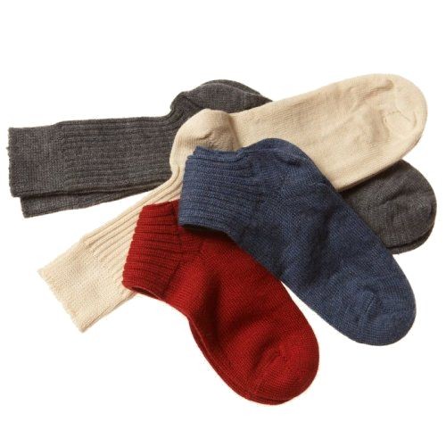 Sockor Ull Vuxen, Blå Melerad