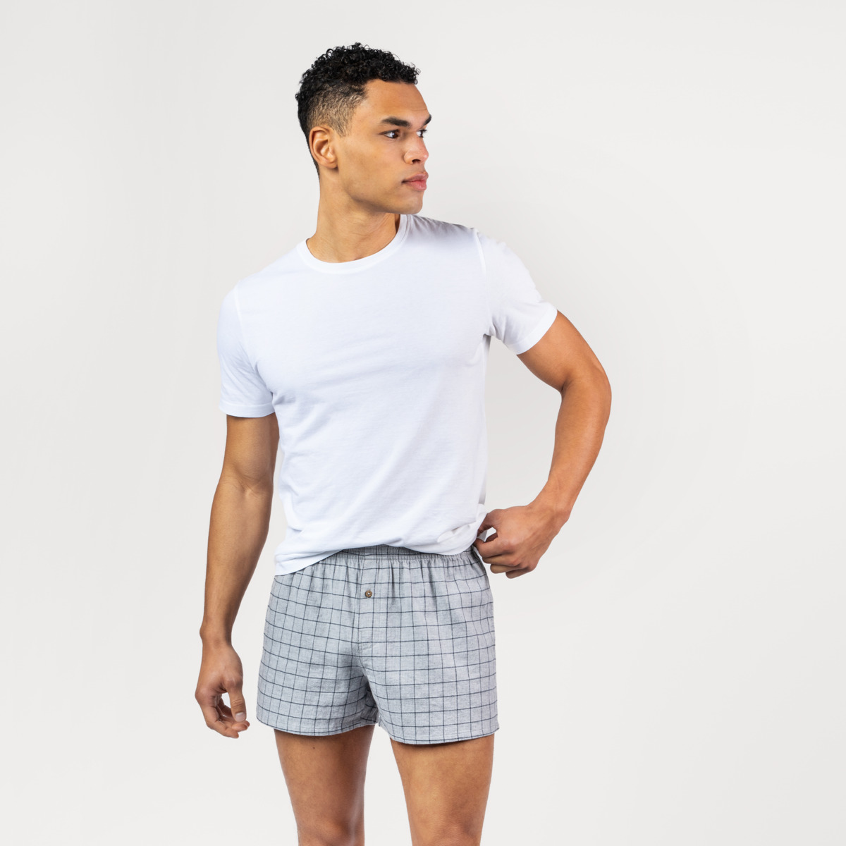 Boxershorts Vid Modell Bomull, 2-pack