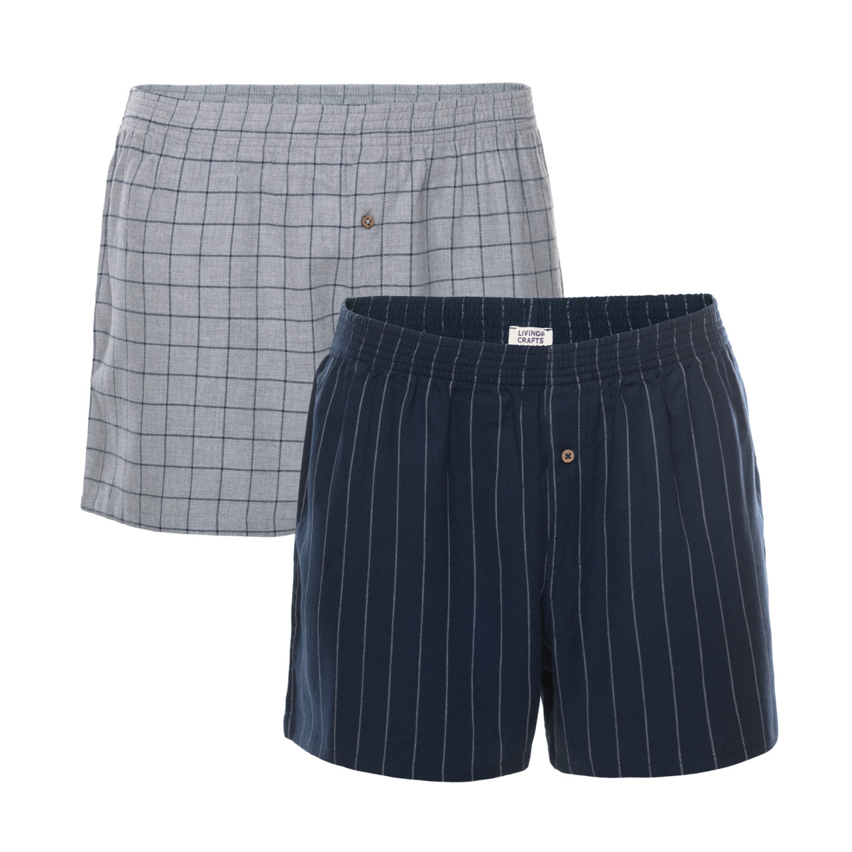 Boxershorts Vid Modell Bomull, 2-pack