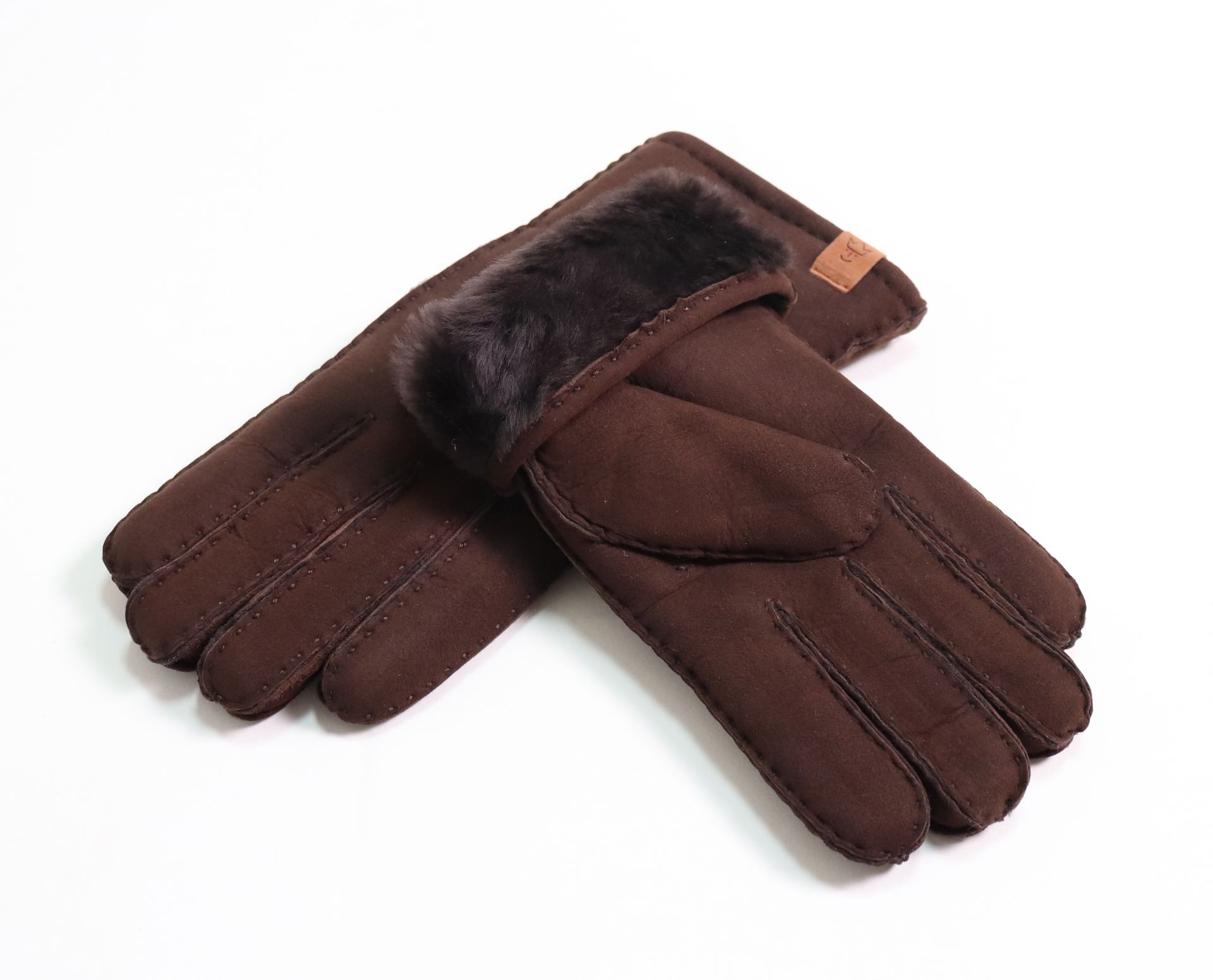 Skinnhandske brun