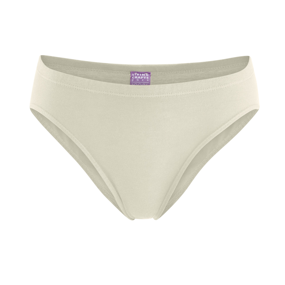 Tanga trosa  Bomull, Naturvit