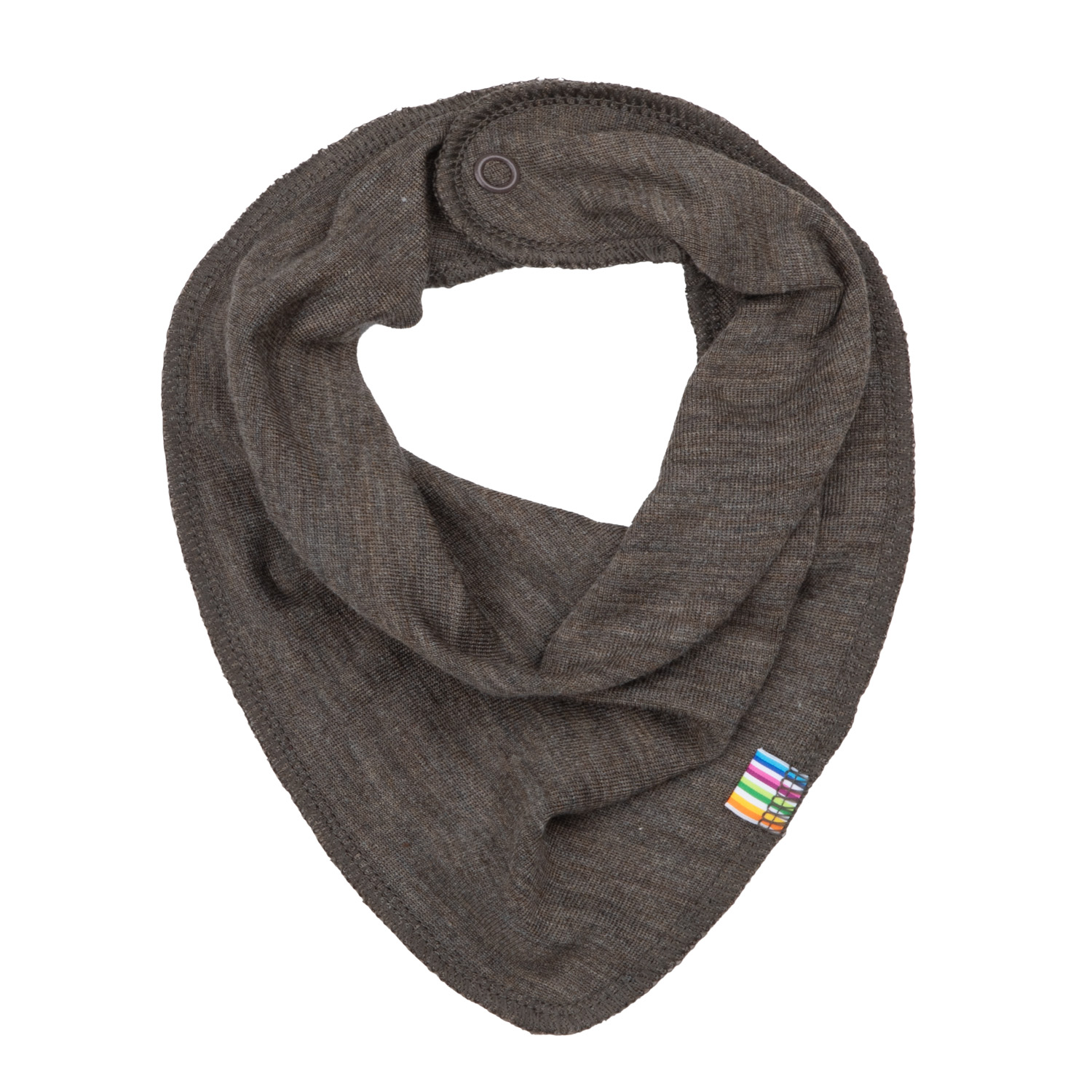 Bib/ Scarf ull, Brun melerad