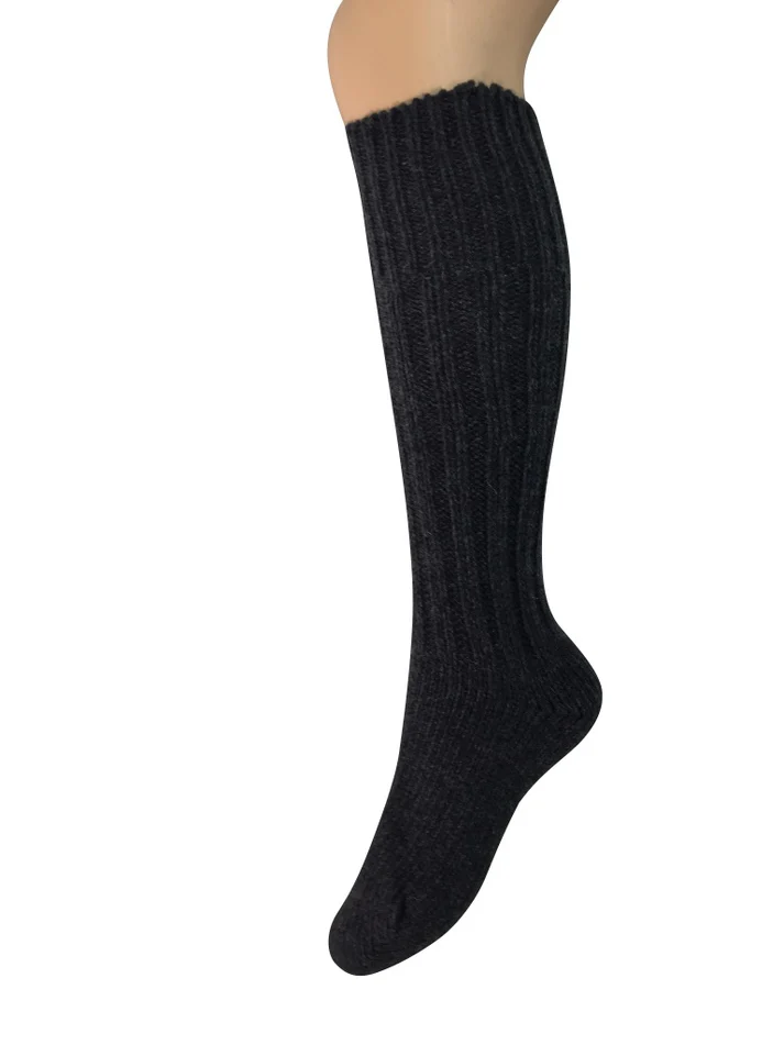 Raggsockor med Långt Skaft, Natursvart