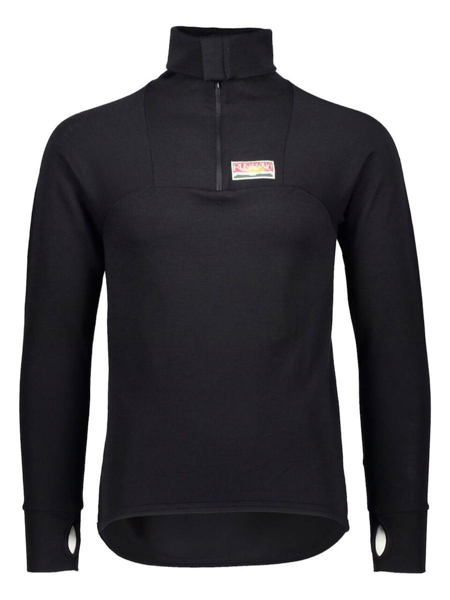 Outdoor-Tröja Ull Unisex, Svart