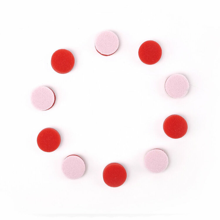 MaxShine Mini Polisher System Accessories Large Red Polishing Pad (10-Pack)