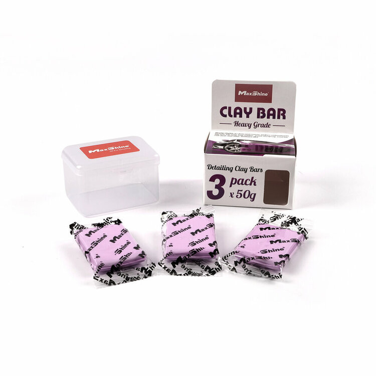 MaxShine Heavy Detailing Clay Bar 3x50g (3-Pack)