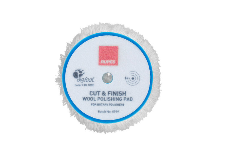 Rupes - Cut & Finish Rotary Wool Polishing Pad 6" (150/180mm)