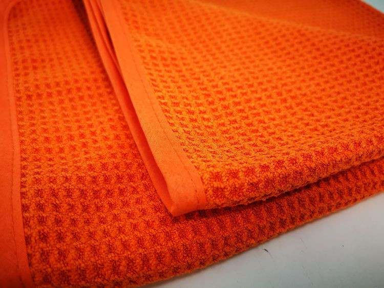 Car Care Products - Orange VÃ¥fflad Torkduk 5-Pack