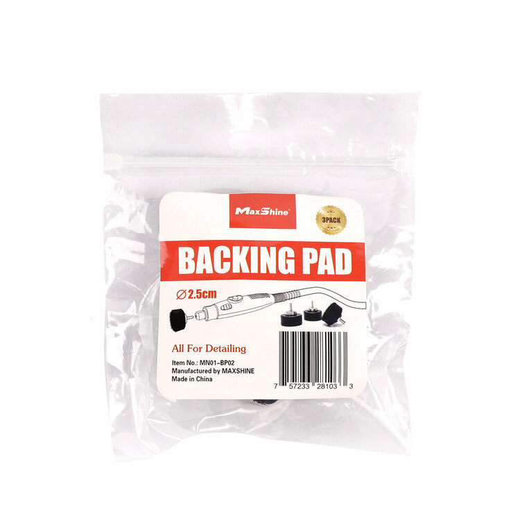 MaxShine Mini Polisher System Accessories Backing Pad 25mm