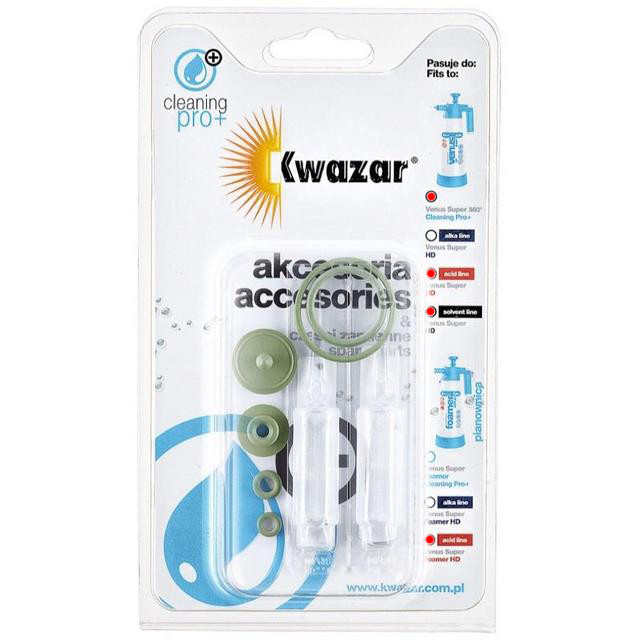 Kwazar - Venus PRO+ Super HD Acid Line & Acid Line Foamer (Servicesats/O-ringssats)