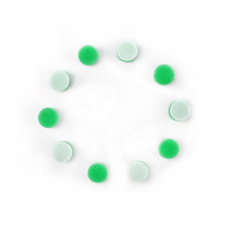 MaxShine Mini Polisher System Accessories Large Green Polishing Pad (10-Pack)